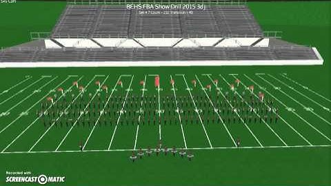 BEHS FBA Show Drill 2015-Final