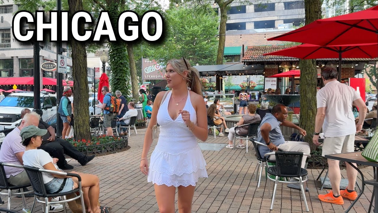City of Chicago 😎 Summer Time Walking Tour on Saturday | July 12, 2025 | 4K City Sounds
