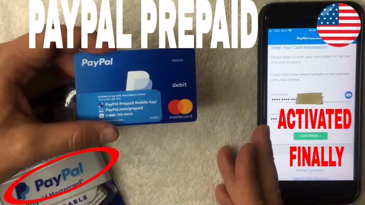 เพย์พาล  New  ✅  How To Activate And Register Paypal Prepaid Debit Mastercard (Finally Activated!) ?
