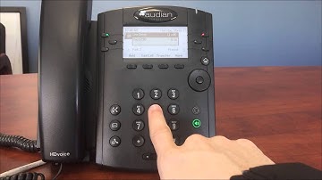 How To Change Voicemail Greetings - VVX300
