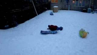 SLEDDING GONE WRONG