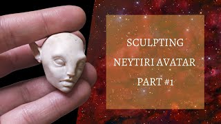 Sculpting Neytiri Avatar | PART #1 | Modeling with polymer clay