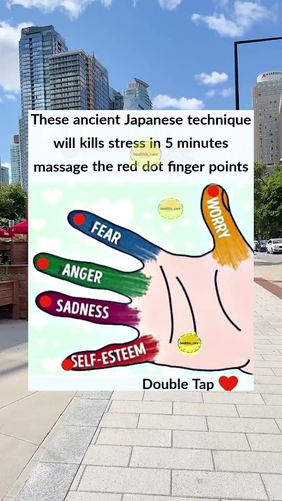 The ancient Japanese technique will kills stress in five minutes massage the red dog fingerprints