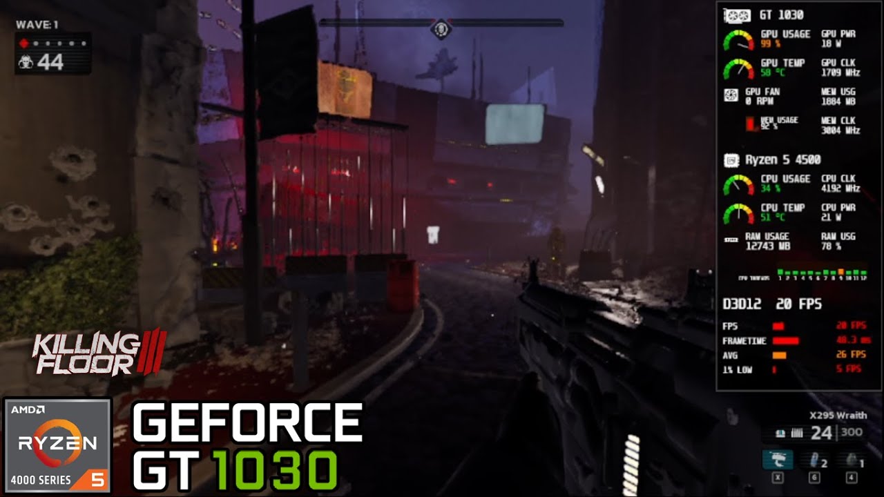 Killing Floor 3 | GT 1030 2GB