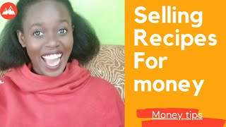 How To Make Money Selling Recipes