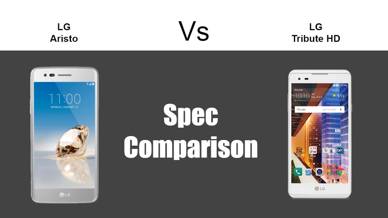LG Aristo vs LG Tribute HD | Spec Comparison