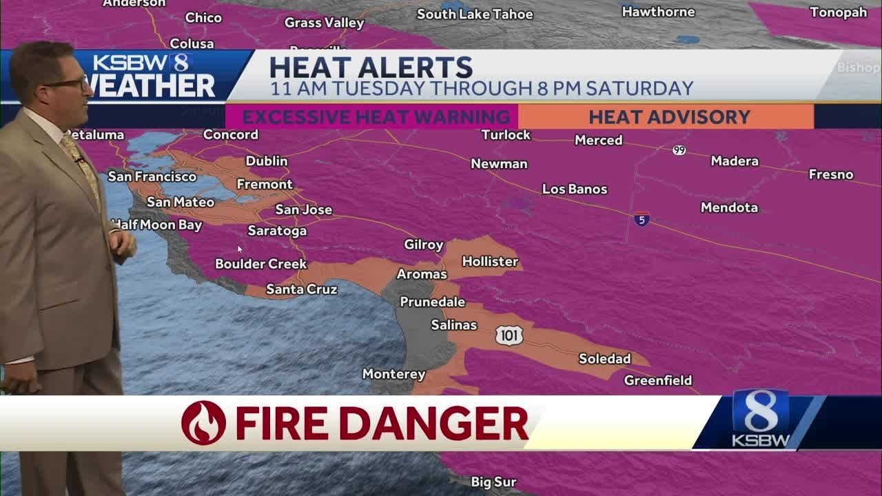 Heat Advisories for parts of the Central Coast - YouTube