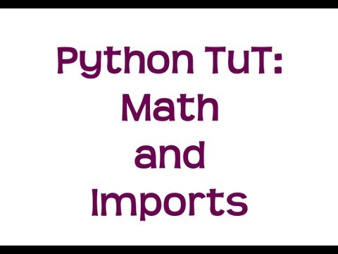 Python TuT[Math]