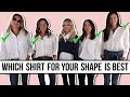 How to find the BEST White Shirt for YOUR Body Type: Styling White Shirts On 4 Body Shapes - Over 40