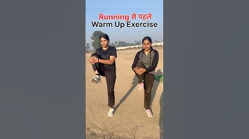 Running से पहले warmup exercises #follow #agniveergirls #weightloss #viralvideos #reels #shorts