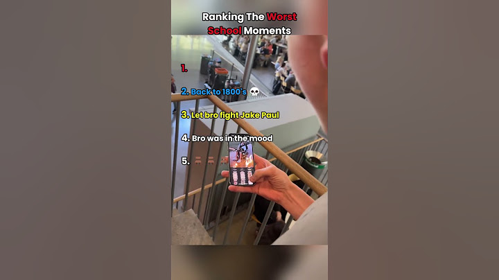 Ranking The Worst School Moments