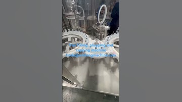 Vial filling, stoppering and capping machine