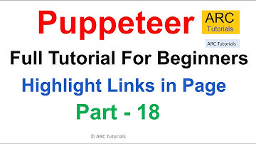 Highlight Links in a WebPage | Puppeteer Tutorial #18