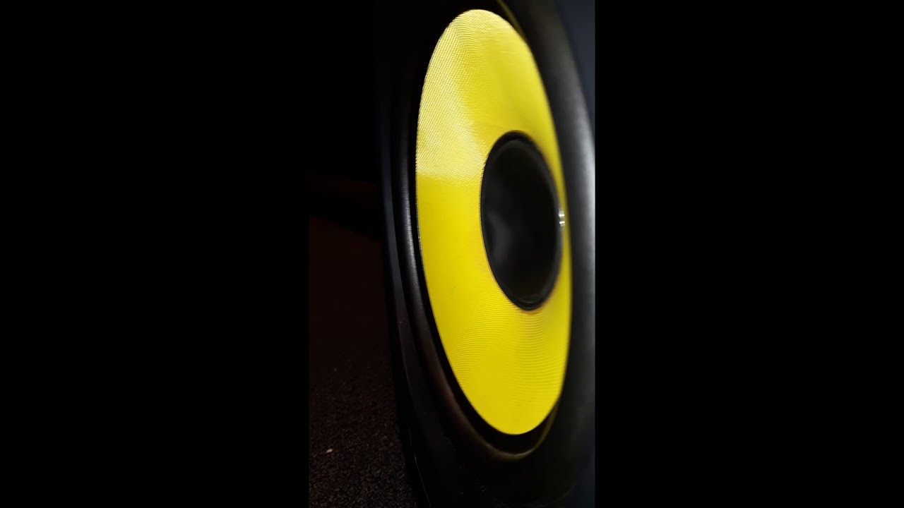 Krk rokit 8 Bass Test (in school!)