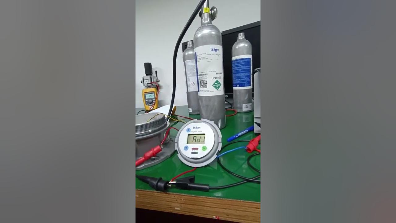 calibration sensor Drager polytron 5000 YouTube