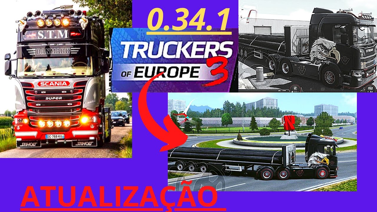 finalmente temos trucks of europa 3 com dinheiro infinito para