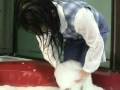 Japanese WET movie in the bathroom2.( DVD's sample movie )