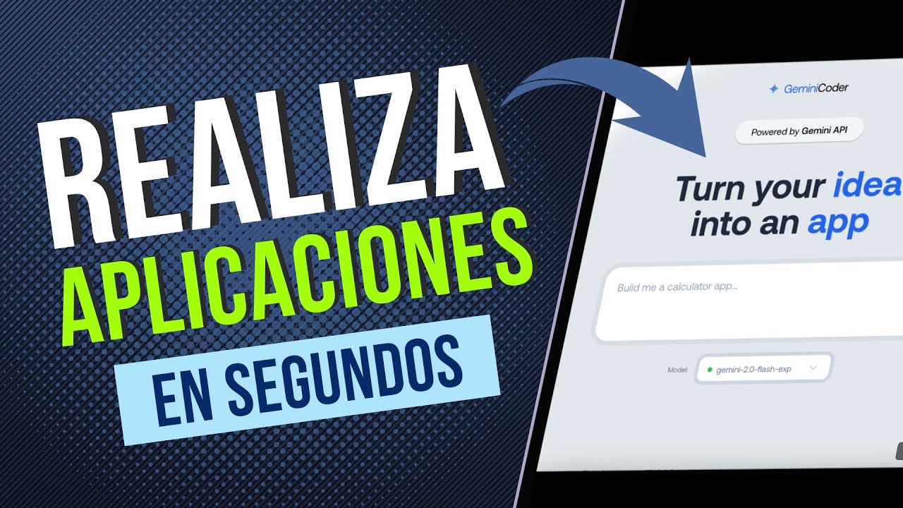 Gemini Coder: Esta IA Crea Apps Completas en SEGUNDOS | SIN saber ...