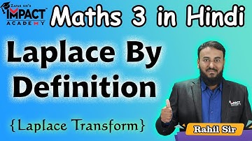 Laplace By Definition | Laplace Transform | Maths - 3 in Hindi (हिंदी ) #engineering #gateexam2025
