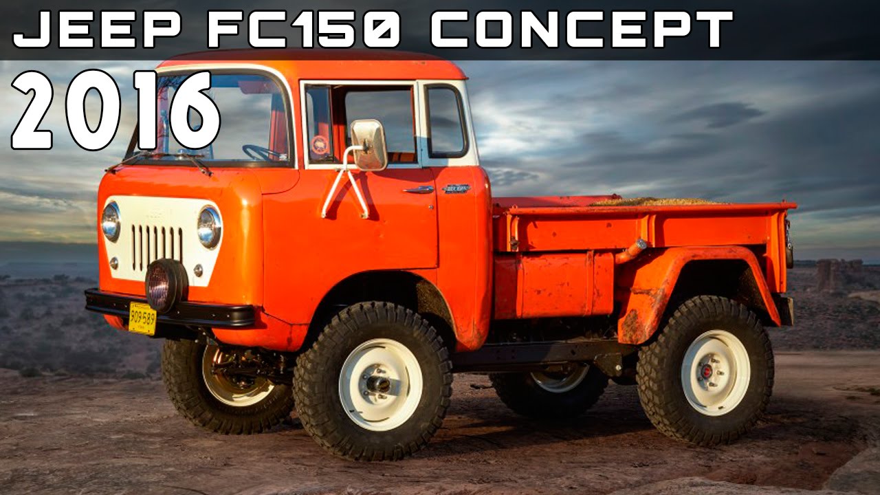 2016 Jeep FC150 concept Review Rendered Price Specs Release Date