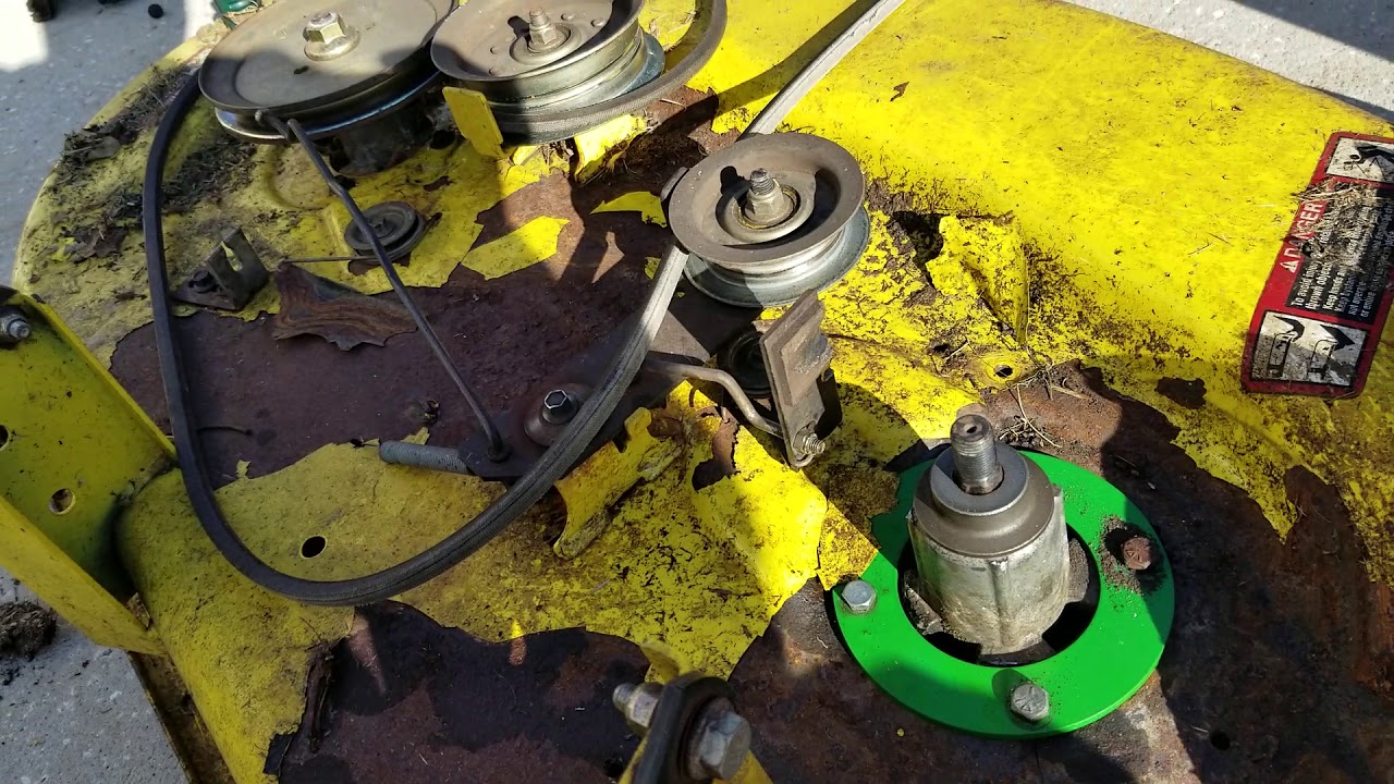 John Deere Mower Rusted Deck Ring Repair YouTube John Deere Mower Rusted Deck Ring Repair YouTube