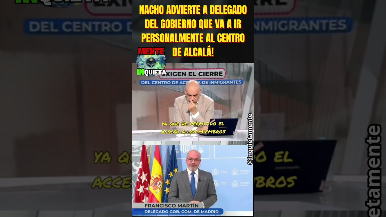GOVERNMENT DELEGATE TELLS THIS TO NACHO ABAD AND THEY WARN HIM THAT HE WILL PERSONALLY GO THE 