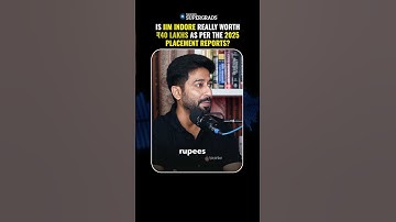 IIM Indore 2025 Placement Report Out! 💼| Is 40 Lakh Fees Really Worth It? 🤔| #shorts