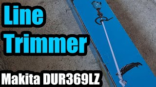 Makita DUR369LZ, Brushless Grass trimmer, 1000W motor, 2 X 18V batteries (Unboxing, Review)