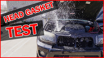 Test for a combustion leak