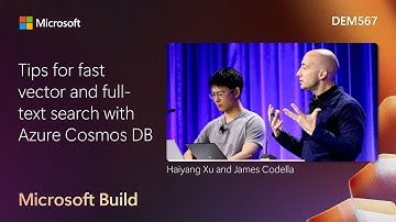 Tips for fast vector and full-text search with Azure Cosmos DB | DEM567