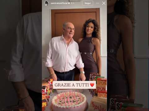 Video Samira Lui festeggia il suo compleanno prima de La Ruota della Fortuna