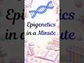 Epigenetics #viralvideo #sciencefacts #biology #genetics #ytshorts #youtubeshorts #csirnet #ugc