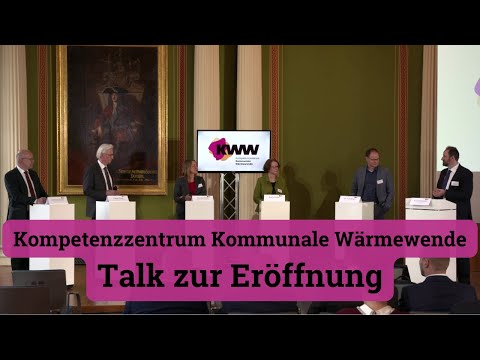 1. Talk zur Eröffnung des Kompetenzzentrum Kommunale Wärmewende (KWW)