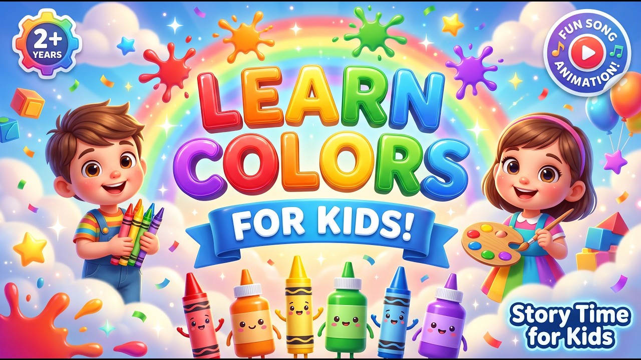 Learn Colors for Kids 🌈 | Fun Color Song & Color Names for Toddlers ...