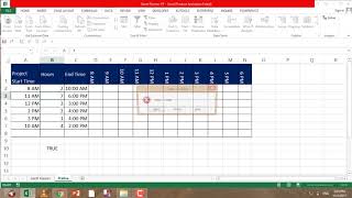 Advanced Excel  2 _ Gantt Planner Using Conditional Formatting