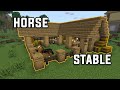 How to make a Horse Stable in Minecraft