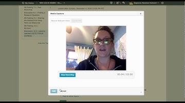 How to Record Video:Audio in D2L WR 122