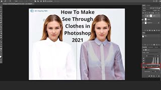 How To Make See Through Clothes in Photoshop 2021 screenshot 3