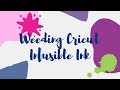 Weeding Cricut Infusible Ink