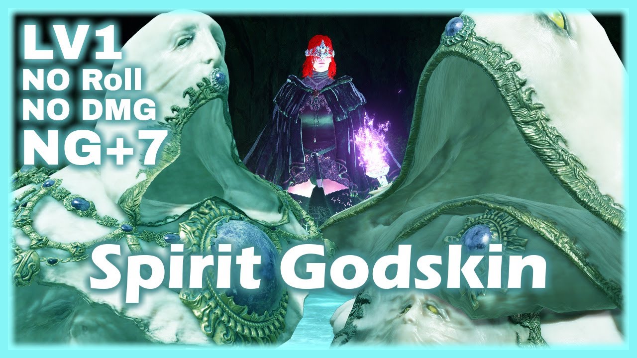 Firekeeper vs Godskin Apostle and Noble【Spirit】 ◤NG+7, Solo, No Roll/No DMG◢