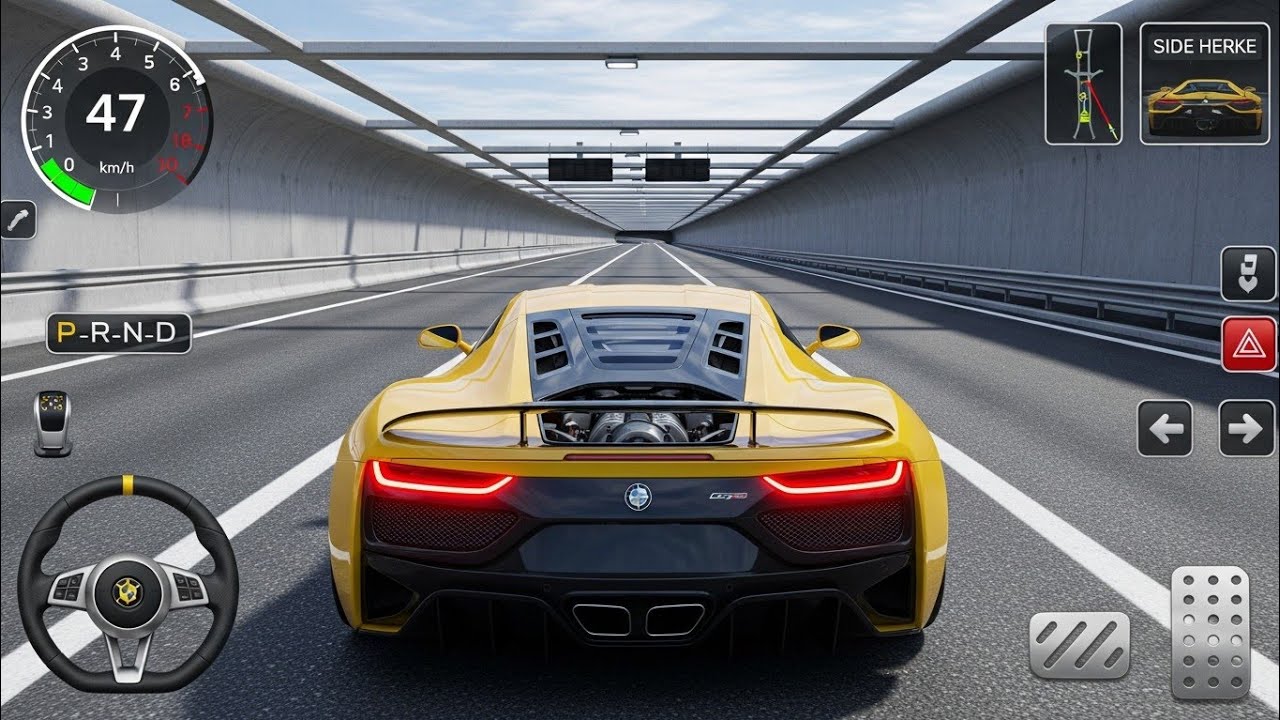  supercar yellow Car Driving School Simulator