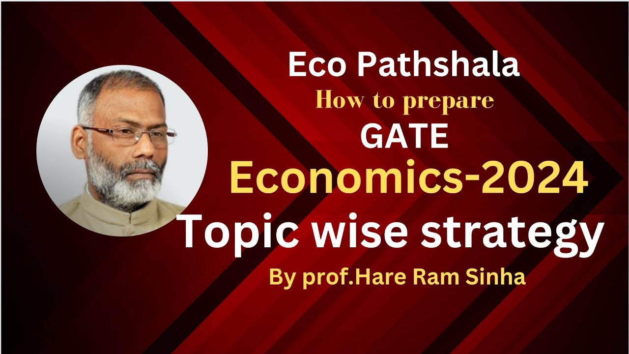 GATE Economics 2024 How to prepare GATE Economics GATE की तैयारी