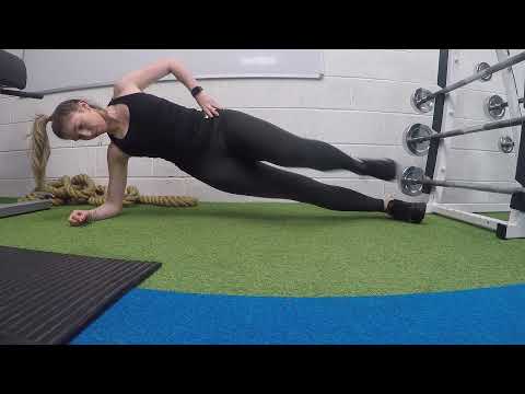 Side Plank w/ Knee Drive