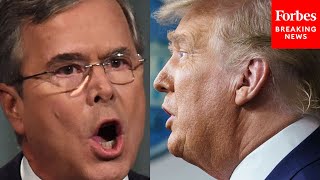 'What The Heck Is Up With You?': Jeb Bush Responds To Trump's Bizarre Claim About George HW Bush