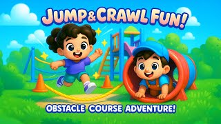 Famous 🧗‍♂️ Fun Obstacle Song for Kids | Jump, Crawl & Run Preschool Activity! 🏃 Wealth