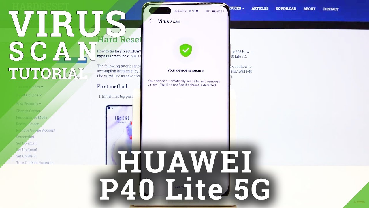 How to Virus Scan Huawei P40 Lite 5G Check for Viruses YouTube