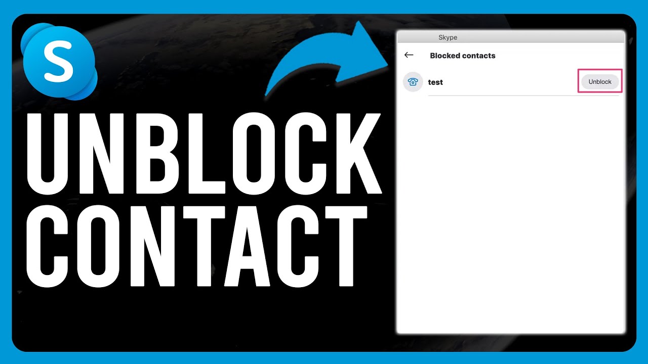 How to Unblock Skype Contact (How to Unblock Someone on Skype)