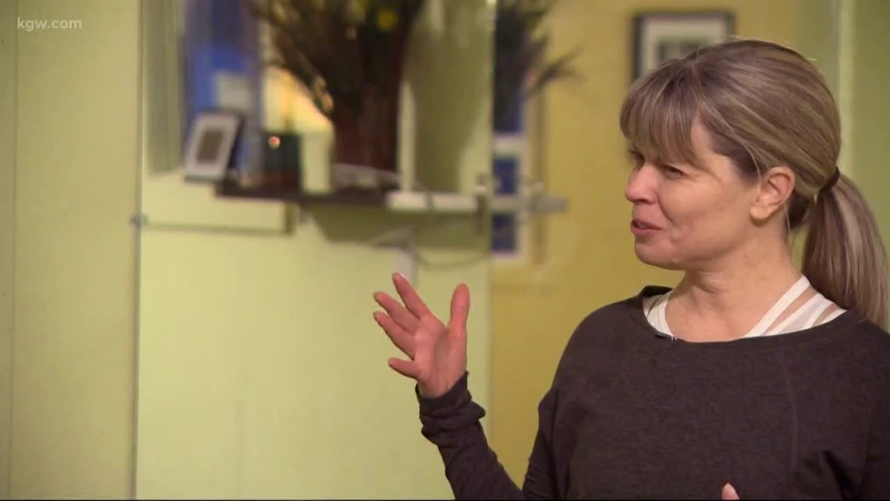 Dogs, students help each other in puppy yoga