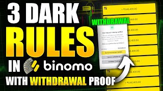 Binomo 3 Dark Rules With Withdrawal Live Proof