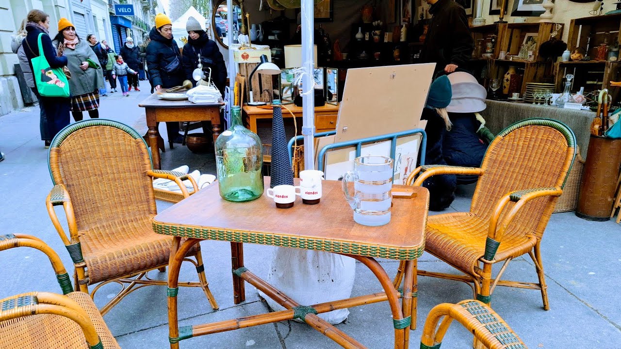 Paris France🇨🇵BROCANTES  vide-greniers:on chine où en janvier?Les Meilleures MARCHÉS aux Puce🪞4KHDR📸